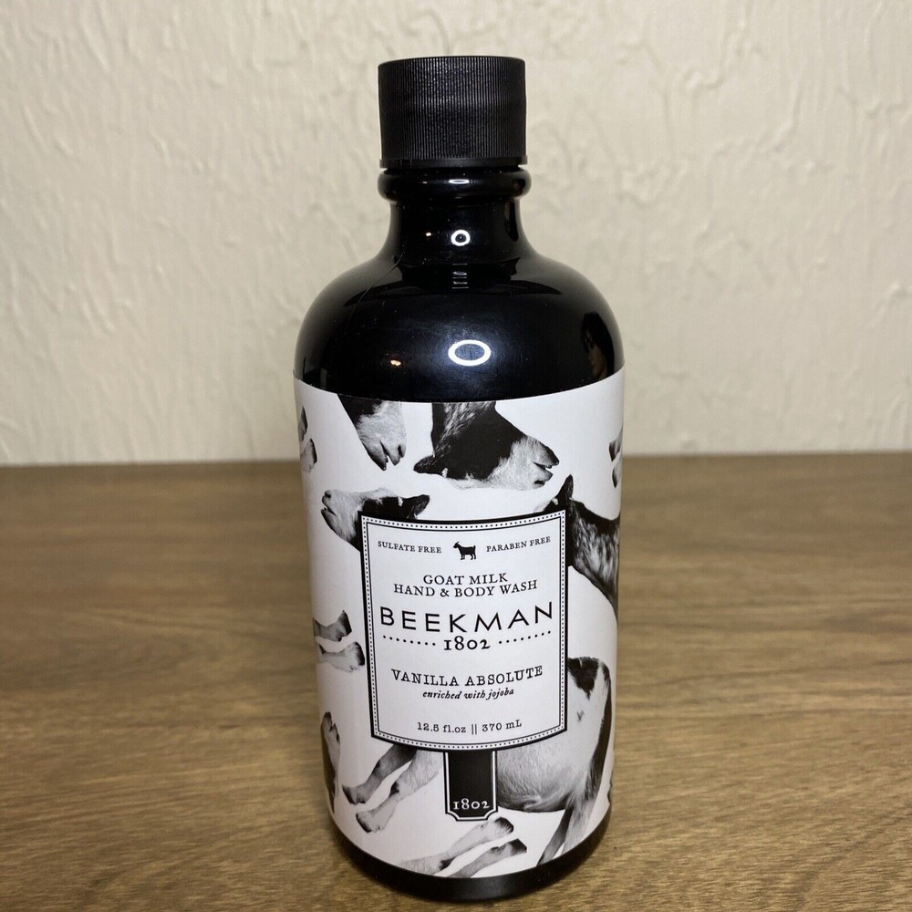 Beekman 1802 Goat Milk Hand & Body Wash Vanilla Absolute 12.5 fl oz NEW/SEALED